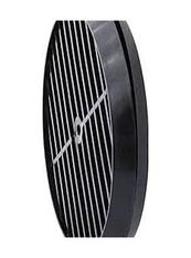 Diğer 126603928 Yapı Siyah Panjur Doğalgaz Havalandırma Cam Menfezi Kapağı Ultrasonik Özel Plastik Dışø18-Cam Delik Ø16Cm