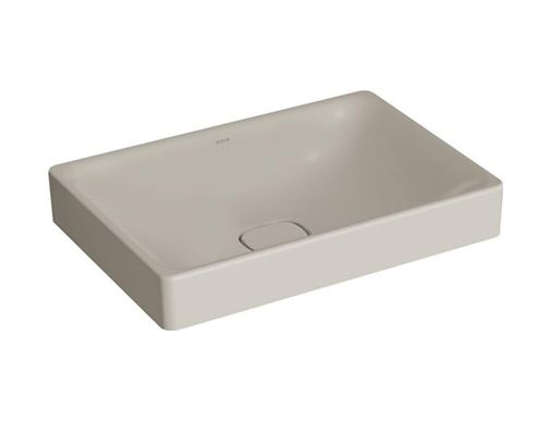 Diğer 126606730 Metropole 7535B020-1398 Dikdörtgen Çanak Lavabo, 60Cm, Taupe