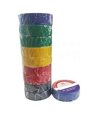 Diğer 126606862 Renkli İzole Bant Elektrik Bandı 10 Adet