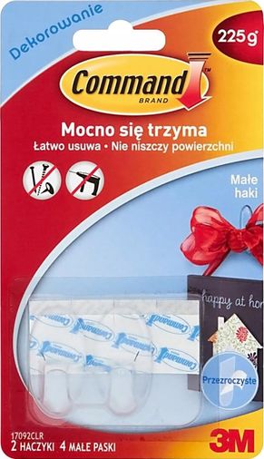 Diğer 126617376 3M Küçük Boy Şeffaf Askı