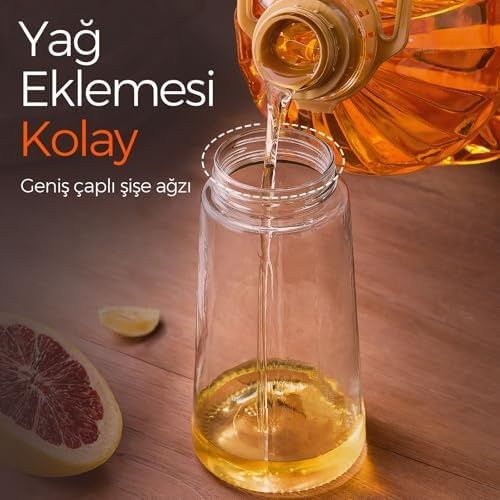 Diğer 126620771 Yarramate 2'si 1 Arada Yağ Püskürtücü, 470 Ml Yeşil Püskürtme Şişesi, Gıda Maddelerine Uygun, Yemek Pişirmek İçin Spreyi, Yüksek Kaliteli, Sıcak Hava Fritözü İçin Dispenser