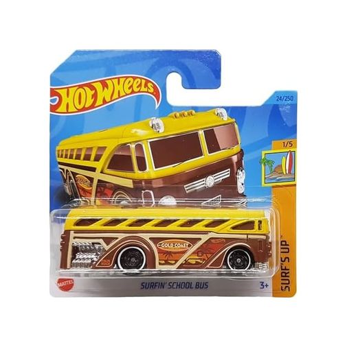 Diğer 126668721 - Surfin School Bus - Surf S Up 1/5 - Hkj32 - Short Card - Coast Australia - Mattel 2023