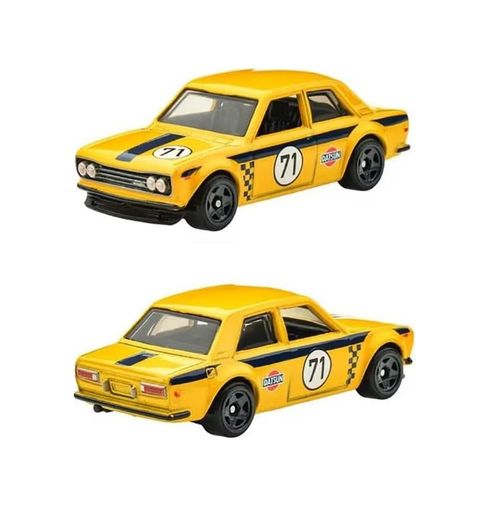 Diğer 126668786 Temalı Arabalar Silver Serisi Rally Racers 71 Datsun 510 Jkx64