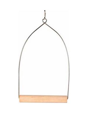 Diğer 127229534 Ahşap Metal Askılı Kuş Tüneği 10,5X22,5 Cm