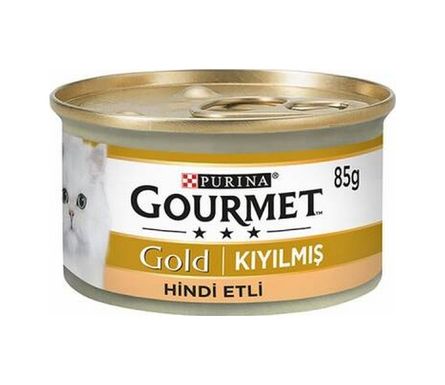 Diğer 127229675 Kıyılmış Hindi Etli Yetişkin Kedi Konservesi 12 Adet 85 Gr