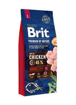 Diğer 127243653 Brit Premium By Nature Adult Büyük Irk Tavuklu Yetişkin Köpek Maması 15 Kg