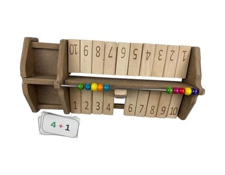 Diğer 128467090 Smartmath Abacus Game Set 2 Kişilik Ahşap Matematik Oyunu Abaküs İle Sayı Öğrenme & Toplama Kartları Eğitici Stem Seti Çocuklar İçin Yılbaşı Hediyelik Zeka Oyunu