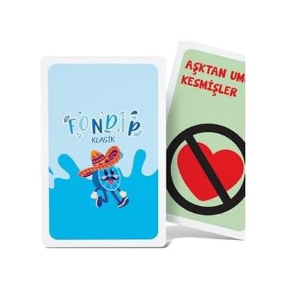 Diğer 128469991 Fondip Klasik İçki Oyunu, 165 Kartlı, Yetişkinler İçin Eğlenceli Kart Oyunu, 18+