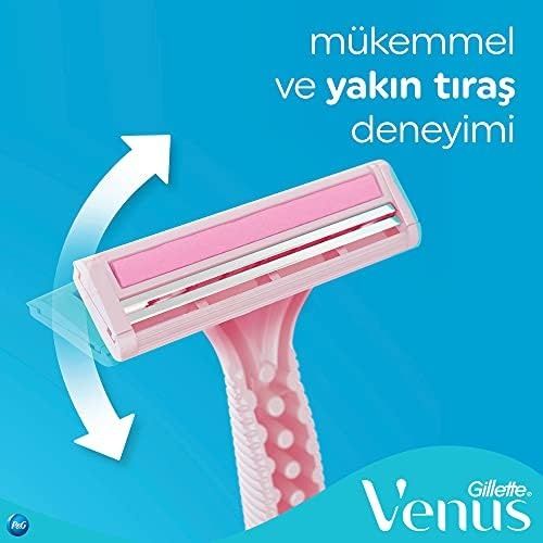 Diğer 128846833 Venus Simply Venus 2 Basic Kullan At Kadın Tıraş Bıçağı 5 Adet