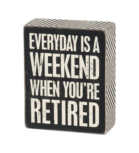 Diğer 128860363 Primitives By Kathy Is Weekend Eğer Retired Box Sign 0 X 5 Cm