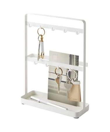 Diğer 128861008 2777 Smart Anahtar Standı, Beyaz, Çelik, Minimalist, 20 X 7,5 X 27 Cm