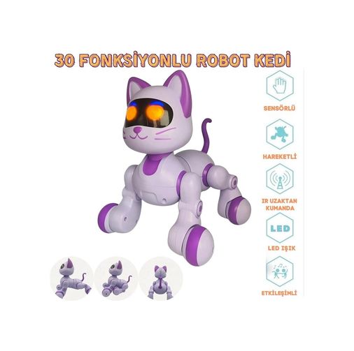 Diğer 129570807 Mey İthalat Sh40194 U/k Dans Eden Robot Kedi