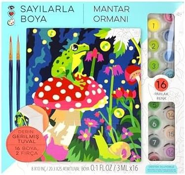 Diğer 130376112 Craft And Arts Numaralarla Boya Seti Mantar 9207