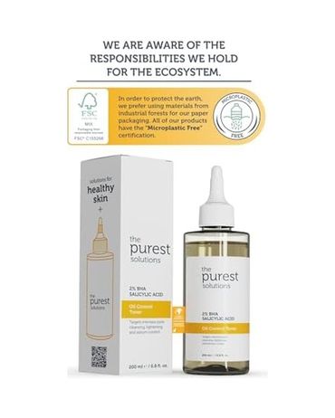 Diğer 130383345 The Purest Solutions, Siyah Nokta Ve Gözenek Görünümü Önlemeye Yardımcı Salisilik Asit Tonik,yağlı Ve Karma Cilt, 200 Ml