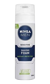 Diğer 130389967 Men Erkek Hassas Tıraş Köpüğü 200 Ml, Hassas Ciltlere Özel Hızlı Koruma, Yanma Karşıtı, Alkolsüz Formül