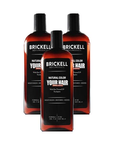 Diğer 130623059 Brickell Antiwhite Erkeklere 3Adet Beyazlaşmış Saç Sakal Şampuanı 237 Ml Lust925000336