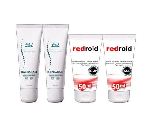 Diğer 131054041 Kaz Gagası Kremi 2X100 Ml +Redroid Bakım Krem 2X50 Ml