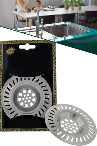 Diğer 131573639 Paslanmaz Çelik Lavabo Süzgeci Seyyar Evye Süzgeci Büyük Boy 1410 Açık Gri