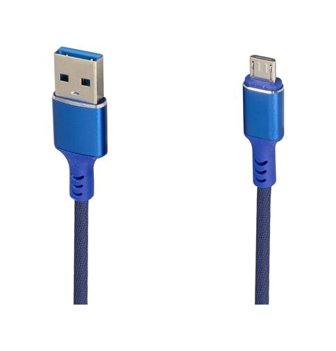 Diğer 3363601 Wk-22023 Usb To Mıcro Usb Örgülü Lacivert Şarj Kablosu No:14 4434
