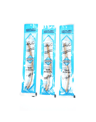 Diğer 40331307 3 Adet Taze Doğal Diş Fırçası Misvak Vakumlu Paket 15 Cm Orta Boy Bakır