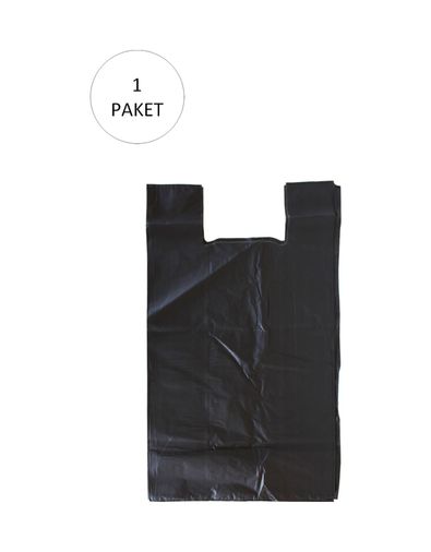 Diğer 47283983 Siyah Hışır Atlet Poşet Mini Boy 22X31 Cm 1 Paket Takriben 500 Adet