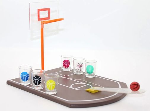 Diğer 55MT3-KH-ALK1082 Basket Tasarımlı Shot Bardak Oyunu Alk1082