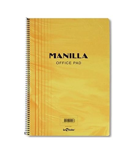 Diğer 57855210120488980184975 41100/1 Manila Notebook Yumuşak Kapak, 1.hamur Kağıt Spiralli, Sarı 103 Ivory
