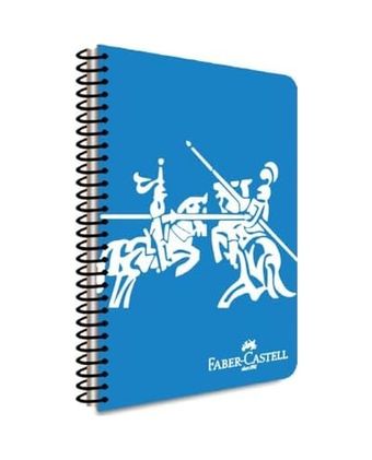 Diğer 57855210120605680184975 Pp Kapak Knights Canlı Spiralli Defter 80 Yaprak Çizgili 103 Ivory