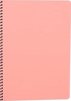 Diğer 57855210120612780184975 Infinity Pastel Serisi, A4, 6 Konulu 3 Kareli, 3 Çizgili 180 Yaprak Pp Kapaklı Spiralli Defter, Pembe 103 Ivory