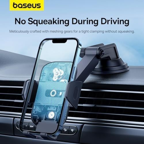 Diğer 57855210122025680184975 Ultracontrol Go Araç İçi Telefon Tutucu, Havalandırma Izgarasına Takılabilir, 360 Döner Başlık, Tek Elle Kullanım, Evrensel Uyumlu, Siyah
