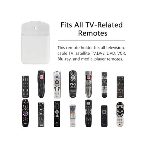 Diğer 57858324438910999283959 Duvara Monte Uzaktan Kumanda Tutucuları, 4 Adet Kendinden Yapışkanlı Beyaz Düzenleyici Kutu, Delmesiz Tv Kontrolcü Ve Telefon Tutucu, Ev Ofis Veya Okul İçin Pratik Duvar Depolama Ünitesi 10 Parça
