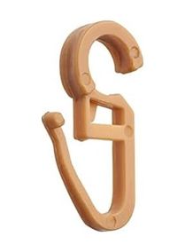 Diğer 57858324441308699283959 Rustik Perde Klipsi Perde Kancası 25 Adet Açık Kahve 50 X 22 0.30