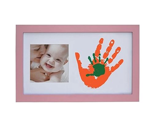 Diğer 57858324443181999283959 Paint - El İzi Anı Çerçevesi- Pembe