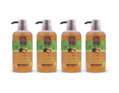 Diğer 57858324443998499283959 Doğal Argan Yağlı Duş Jeli 600 Ml Pet Şişe X 4 Adet Açık Bej