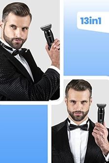 Diğer 57858324444551199283959 Goldmaster Saç Sakal Vücut Tıraş Makinesi 13 İn 1 Standlı Full Adaptörlü Erkek Bakım Seti 0