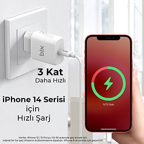 Diğer 57858324448886199283959 Bix Bx-Pd20Ta 20W Pd Type-C Hızlı Şarj Adaptörü Hızlı Şarj Protokolü Destekli, 15 / 15 Pro Max /14/13/12 Pro Max, S22/s21/ 10, İpad Air/pro Ve Daha Fazlasıyla Uyumlu Acı Kahve