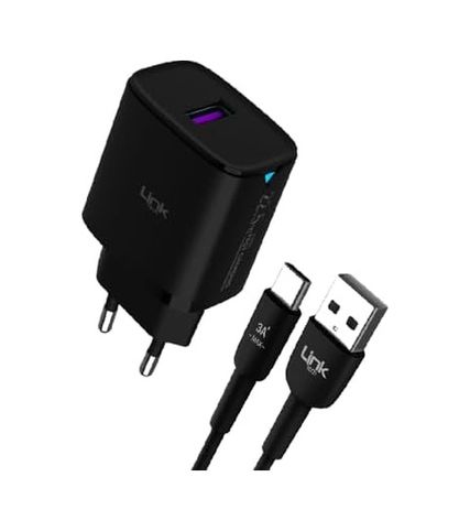 Diğer 57858324448950199283959 C306 22.5W Qc3.0 Usb Çıkışlı Type-C Kablolu Şarj Aleti Siyah Acı Kahve
