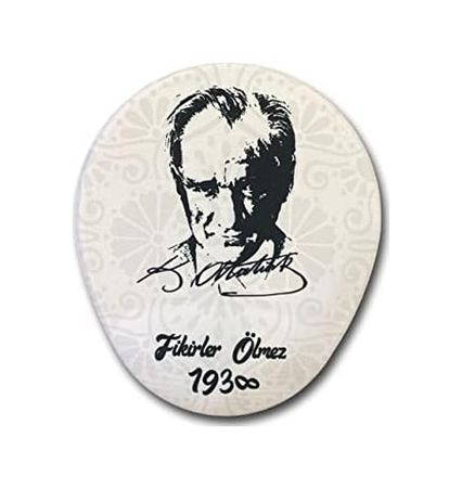 Diğer 57858324453028799283959 Ln-1938 Fikirler Ölmez Atatürk Desenli Ergonomik Suya Dayanıklı Bileklikli Mouse Pad 001