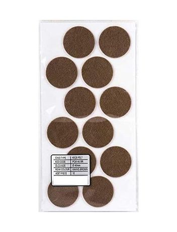 Diğer 57858324454074199283959 Yapışkanlı Keçe 35 Mm 18 Adet Ahşap
