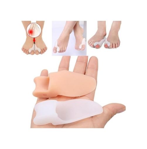 Diğer 57858324454588099283959 Silikon Makara Ayak Baş Parmak Nasır Kemik Koruyucu Ayıran Açık Bej
