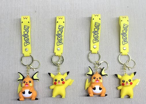 Diğer 91854329 Pikachu Silikon Anahtarlık Alk4252