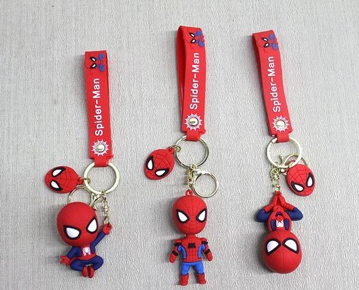 Diğer 91854335 Spiderman Silikon Anahtarlık Alk4263