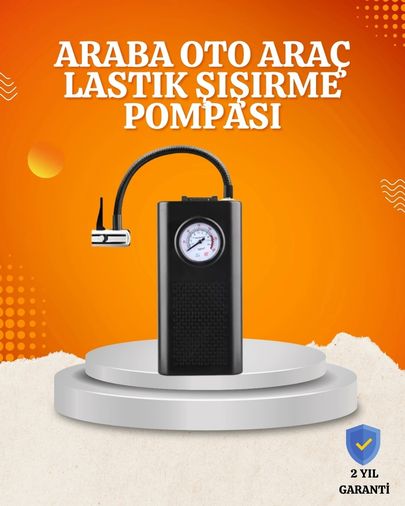 Diğer 96445157 Taşınabilir Elektrikli Oto Motosiklet Bisiklet Lastik Şişirme Pompası