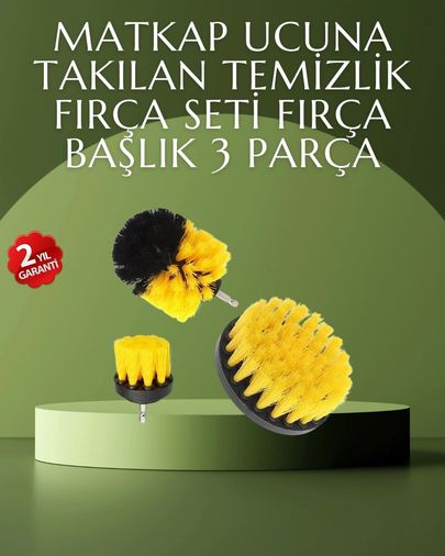 Diğer 96854213 Matkap Ucu Temizlik Fırçası Seti Ev Ve Araç İçin