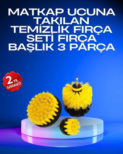 Diğer 96854244 Profesyonel Matkap Ucu Temizlik Fırçası 3 Lü Set