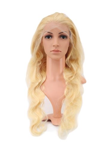 Diğer Gerçek Front Lace Dalgalı Platin Tül Peruk / 75/80Cm - Huvj-758729 Karışık - Çok Renkli