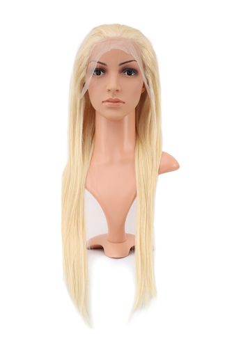 Diğer Gerçek Front Lace Düz Platin Tül Peruk / 65/70Cm - Huvj-758724 Karışık - Çok Renkli