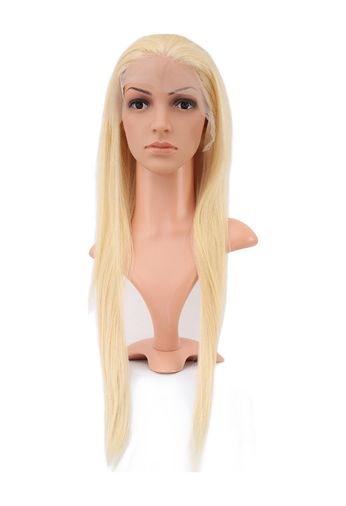 Diğer Gerçek Front Lace Düz Platin Tül Peruk / 70/75Cm - Huvj-758726 Karışık - Çok Renkli