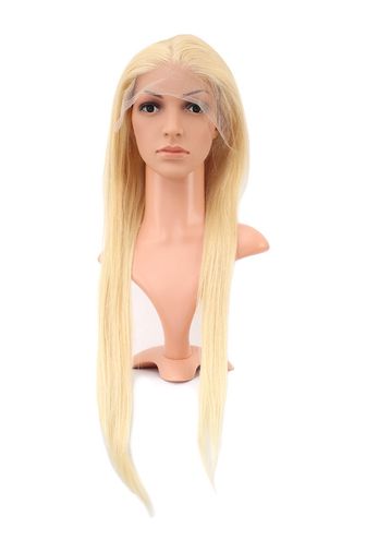 Diğer Gerçek Front Lace Düz Platin Tül Peruk / 75/80Cm - Huvj-758728 Karışık - Çok Renkli