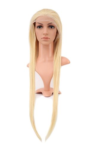 Diğer Gerçek Front Lace Düz Platin Tül Peruk / 85/90Cm - Huvj-758732 Karışık - Çok Renkli